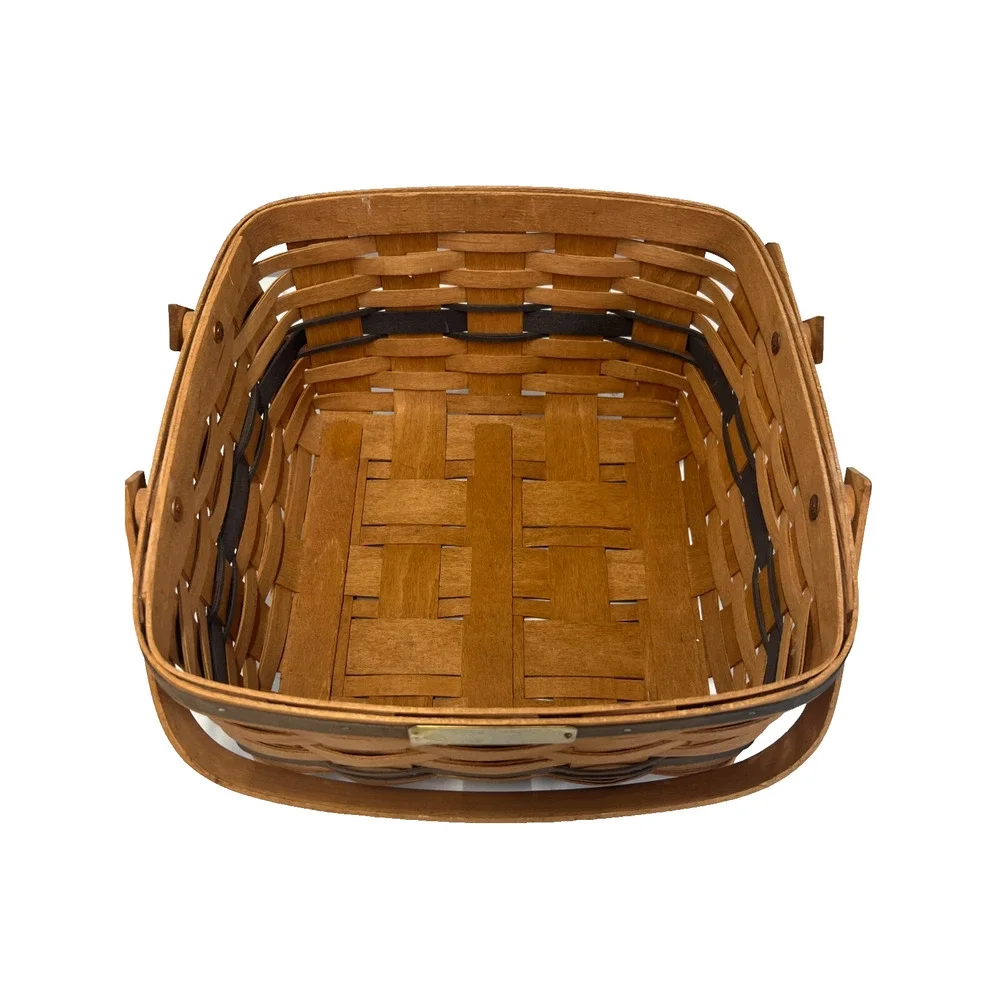 1992 Longaberger J.W. Collection Cake Basket w/Riser 12